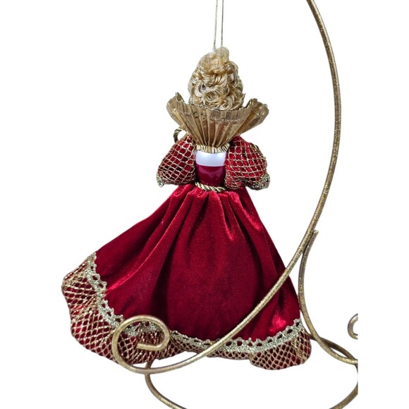 Vtg Kurt S Adler The Mystique Collection Hand Blown Glass Ornament Red Queen - Picture 2 of 11